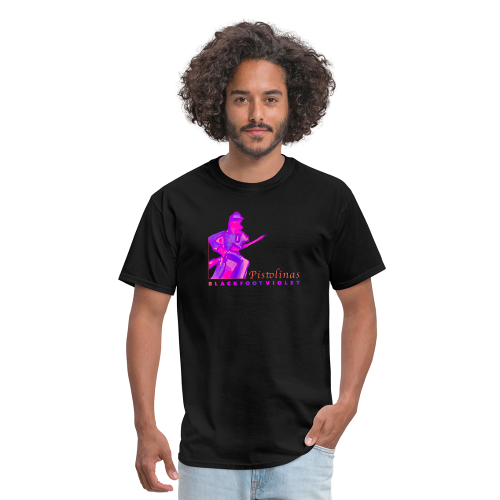 BlackfootViolet_Tshirt_Pistolinas - black